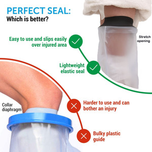 Housse de protection étanche pour enfants et adultes, 1 paire, couvre-<span class=keywords><strong>bras</strong></span> serré, Bandage souple - Product Image 3