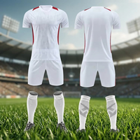 Venta al por Mayor de Fábrica, Camisetas de Fútbol Personalizadas 2026, Secado Rápido, 100% Poliéster, Uniformes de Entrenamiento por Sublimación, Nuevo Diseño, Ropa de Fútbol