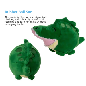 Balle de jeu interactive en métal écologique pour animaux de compagnie, qui parle, rebondit et grince pour le divertissement des chiens - Product Image 4