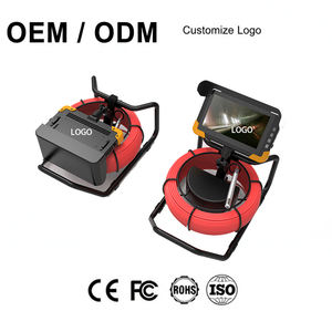 Caméra d'inspection de canalisation portable 14 mm, mini caméra d'égout HD 720P, câble de 20 m, capteur CMOS, stockage sur carte SD, garantie 1 an - Product Image 1