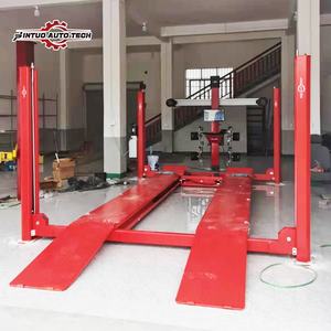 Elevador de Autos Hidráulico de Servicio Pesado Jintuo, Equipo de Garaje, Alineación de Cuatro Ruedas, Elevador de Autos de 4 Postes en Venta - Product Image 5