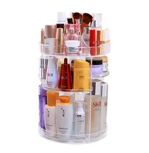 Transparent Transparent 360 Degrés Rotation Réglable Cosmétique De Stockage Vitrine Organisateur De Maquillage - Product Image 6