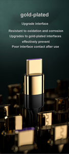 Fabrikpreis 100W 5A 2-in-<span class=keywords><strong>3</strong></span> Nylon-Geflechtkabel 1,25M Multi-Schnittstellen Schnellladekabel für Laptop für iPhone für Samsung - Product Image 5