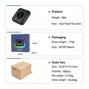 Boîte de streaming Carlinkit Android 13 Carplay Ai 8G+128GB, adaptateur Car Play youtube netflix, boîte sans fil universelle, mini Ai Carplay - Product Image 2