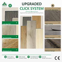 Planches de revêtement de sol SPC multi-tones, écologiques, antidérapantes et imperméables, 5 mm, à âme rigide, grain embossé, pour salles de classe