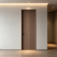 Portes intérieures en bois massif WPC au design moderne, insonorisées, résistantes à l'eau, ouverture latérale, taille personnalisée pour chambre à coucher résidentielle