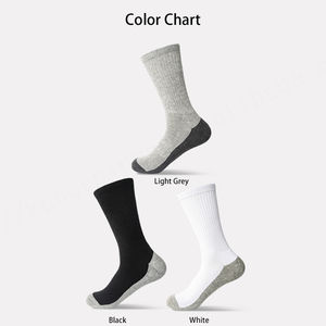 2024 vente chaude longue Absorption des chocs chaussettes de sport Logo personnalisé chaussettes haute qualité coton chaussettes hommes - Product Image 6