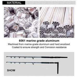 Ağır Hizmet Tipi Ayarlanabilir Trolling Olta Tutucu 2 #   4 #   Büyük Av Balıkları İçin Çıkarılabilir Düz ve Eğik Tasarım - Product Image 3