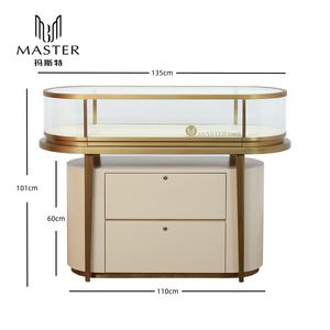 <span class=keywords><strong>Vitrine</strong></span> de magasin de bijoux MASTER anti-poussière et anti-vol avec base de rangement spacieuse pour les boutiques de bijoux et de montres de luxe - Product Image 1