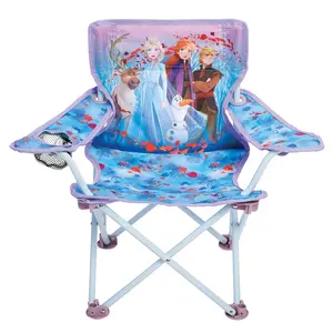 Amazon Hot Großhandel OEM benutzer definierte Frozen Safe faltbare Kinder stuhl Outdoor Camping Baby Stuhl faltbar