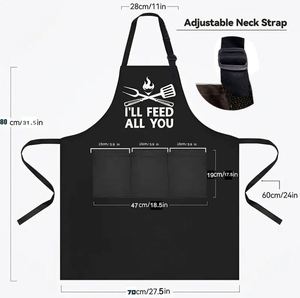 Magnifiques tabliers de salon de manucure noirs personnalisés avec logo, 2 grandes poches, à manches, élégants, pour professionnels de la beauté - Product Image 3