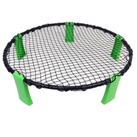 Ensemble de filet rond de qualité compétition jeu de balle de bataille de trampoline robuste pour adultes enfants plage arrière-cour jouer Service OEM