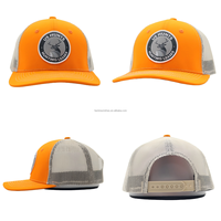 Gorras Trucker para Hombre con Logotipo Bordado 3D, Gorras de Malla Snapback Personalizadas con 6 Paneles, Parche Tejido Personalizado para Camisetas Polo Richardson112