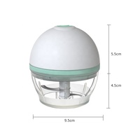 Minimáquina eléctrica para cocina, picadora de alimentos y verduras con carga USB, 150ml