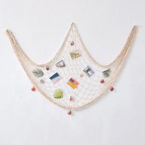 Decoración de Pared Estilo Mediterráneo con Red de Pesca, Línea Gruesa de Algodón, Decoración para el Hogar, Sala de Estar, Dormitorio, Entrada, Comercial - Product Image 3