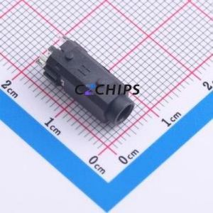 PJ-384-4A Audio Connector (Headphone) SMD Connector ( Rated Current: 500mA )( Rated Voltage: 30V )( Operating Temperature: ) - Product Image 1