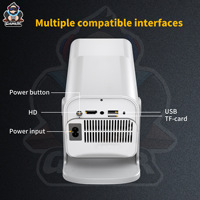 Nouveaux projecteurs de jeu HCS350 Max 1080P 4K Android Smart BT WIFI, console de jeu portable intelligente, home cinéma, vidéoprojecteur