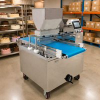 Machine automatique de dépose de biscuits |   Extrudeuse à biscuits commerciale pour la fabrication de biscuits au beurre et de gâteaux fourrés