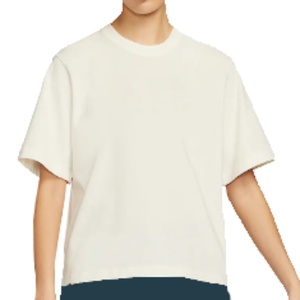 T-shirt pour femme à manches courtes avec logo personnalisable, couleur unie, grande taille, pour l'été - Product Image 4