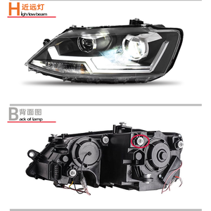 ไฟหน้า LED สำหรับ VW Sagitar <span class=keywords><strong>JETTA</strong></span> MK6 2012 2018สำหรับ <span class=keywords><strong>Volkswagen</strong></span> <span class=keywords><strong>Jetta</strong></span> 2013 2015 <span class=keywords><strong>2016</strong></span>ไฟหน้า2017 - Product Image 5