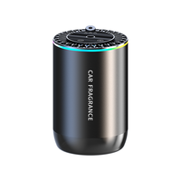 Purificateur d'air moderne pour tableau de bord, diffuseur, éclairage d'ambiance, senteurs agréables, lumières ciel étoilé, porte-gobelet - Désodorisant de voiture, aromathérapie