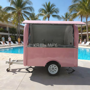 2025 Concession Trailer Food truck Mobile Fully Equipped Stainless <b>Gas</b> Stove Oven For Korean Bbq Popcorn Funnel Cake - Product Image 2