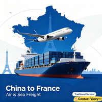 Expédition de conteneurs par voie maritime de Marseille à Fos, service DDP, Chine vers France, transitaire