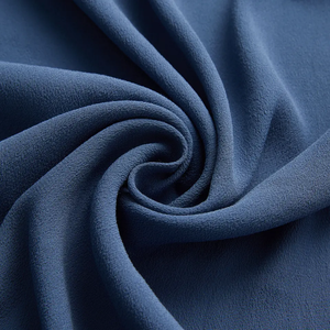 Tissu Popeline Crêpe Léger Teint Uni Bleu Tranquille pour Filles, 45% Rayonne 55% Viscose, Respirant et Résistant au Rétrécissement, Vente en Gros - Product Image 6