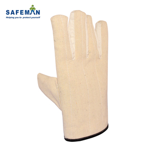 Fabrikpreis SAFEMAN 2*2 Robuste Baumwoll-Canvas-Arbeitshandschuhe Hitzebeständige Mehrzweckhandschuhe zu Günstigen Preisen - Product Image 5