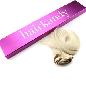 Empaquetado Mate Personalizado para Extensiones de Cabello, Bolsas de Empaquetado de Lujo para Extensiones de Cabello - Product Image 1