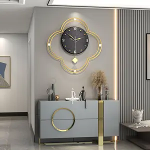 Nouveau design créatif métal moderne minimaliste mécanisme d'<span class=keywords><strong>horloge</strong></span> murale unique pour salon décor chambre à coucher - Product Image 1