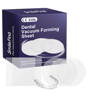 Smilefind ba lớp chân không Nha Khoa hình thành TPU độ dày 0.76mm Vòng 125mm chỉnh nha rõ ràng aligner người lưu giữ tấm - Product Image 1
