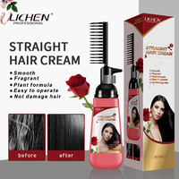 Crème lissante pour cheveux pour hommes, formule japonaise longue durée, texture lisse, logo personnalisé disponible