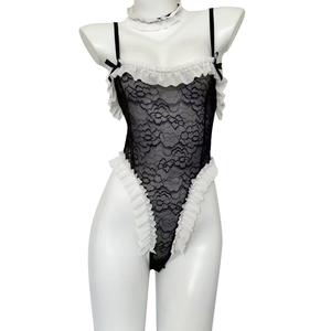 New Trend Wholesale Bulk Valentines Day Lingerie Vendor Nighty <b>Sexy</b> 2 Piece Lace Women Lingerie <b>Set</b> - Product Image 4