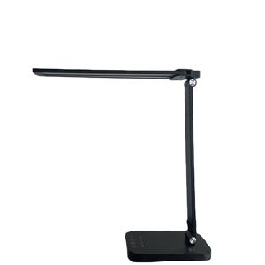 مصباح مكتبي حديث ليد دوار لحماية العين أبيض دافئ ديكور منزلي جديد لغرفة النوم ببطارية تحكم باللمس معدن - Product Image 4