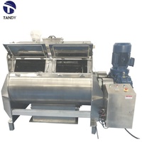 Machine de mélangeur à palettes à double arbre de granulés de poudre alimentaire à haute uniformité