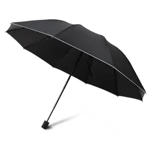 防风1012肋骨玻璃纤维旅行紧凑型，雨伞可折叠自动开伞50折叠伞/