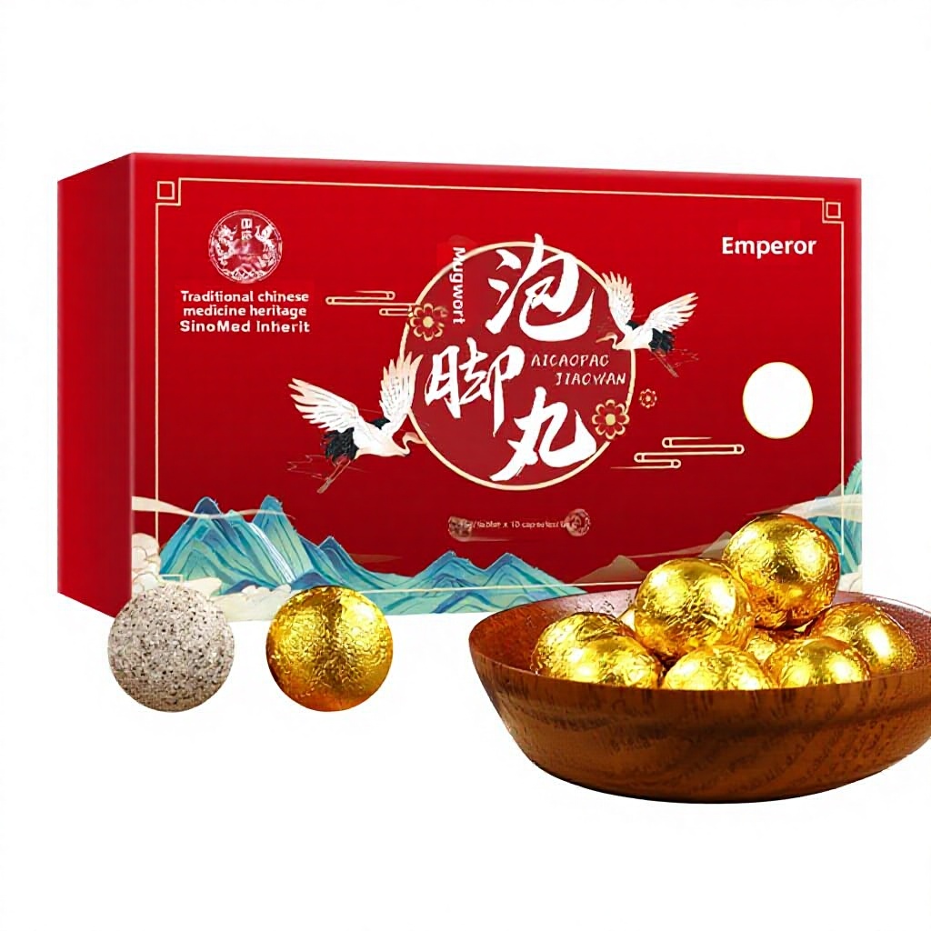 Chinese Medicine Inheritance Wormwood Foot Bath Tablet Instant Sweat-Breaking Essential Oil Bath Salt Clean Nutrition