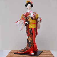 55CM résine japonaise Geisha Kabuki poupée ornement congelé modèle jouet nouveau fait à la main hôtel décoration en gros