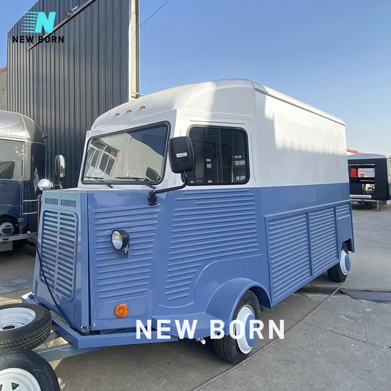 New born Premium wholesale price Electric Mobile Buffet Car Street Food Van BBQ Bar Trailers in China