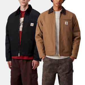 Chaqueta Bomber de Lona Ecológica Retro de Cinco Colores para Invierno, Estilo Casual, con Cierre de Cremallera, Cuello Alto y Logotipo Frontal, de Alta Gama, Marca KingSen, Venta al Por Mayor - Product Image 5