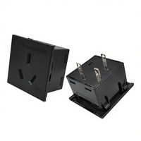 Prise de courant industrielle 10A/16A GB à trois trous pour armoire PDU, nombre de prises CA non spécifié