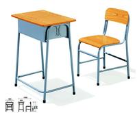 Ensemble de chaise de bureau individuelle pour enfants, vente en gros d'usine, pour l'école primaire, pour l'étude des élèves, mobilier d'institut confortable