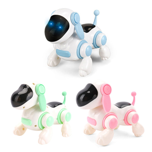 Plastik oyuncak pil kumandalı hayvanlar oyuncaklar setleri çocuklar hafif müzik ile elektronik robot köpek modeli yürüyüş - Product Image 1