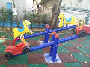 Popular Balancín de Acero Galvanizado Yonglang para Cuatro Niños, Equipo de Diversión para Exteriores con Capacidad de 100 kg para Recreación al Aire Libre - Product Image 6