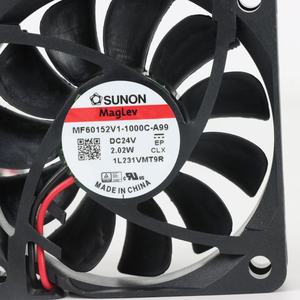 Ventilateur axial de refroidissement pour armoire et onduleur SUNON MF60152V1-1000C-A99 60x60x15mm 24VDC 75mA 2.02W 4700RPM 26.4CFM - Product Image 6