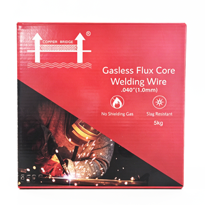 Alambre de soldadura portátil sin gas especial <span class=keywords><strong>E71T</strong></span> <span class=keywords><strong>GS</strong></span> de 0.8 a 1.2 mm, alambre MIG autoprotegido para maquinaria de construcción exterior - Product Image 5