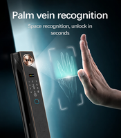 TYSH Serrure Intelligente Étanche IP65 avec Reconnaissance Faciale et de Barbe, Caméra Vidéo à Reconnaissance de Veine Palmataire, 9 Langues, Batterie 4200mAh, Usine ODM