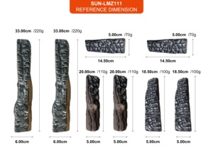 Lò sưởi trang trí <span class=keywords><strong>gas</strong></span> <span class=keywords><strong>log</strong></span> <span class=keywords><strong>Set</strong></span> thực tế gốm lửa gỗ cho <span class=keywords><strong>gas</strong></span> & Propane lò sưởi | bán bây giờ - Product Image 2