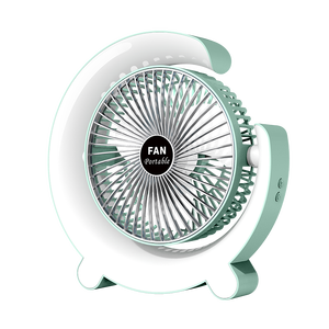 Running Horse Light Ventilador <span class=keywords><strong>de</strong></span> escritorio con carga USB Home Moon Night Light Fan Regalos para hombres/mujeres/familia/amigos - Product Image 1